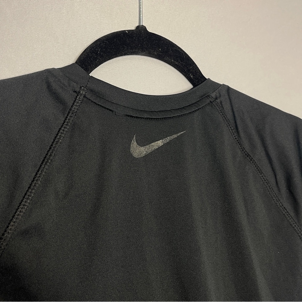 Nike Swim Black Dri-Fit Rash Guard - Picture 6 of 9